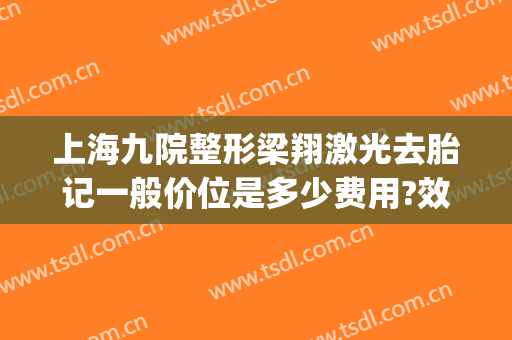 上海九院整形梁翔激光去胎记一般价位是多少费用?效果怎么样?(上海第九整形美容医院激光去胎记)