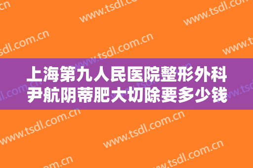 上海第九人民医院整形外科尹航阴蒂肥大切除要多少钱?怎么样?