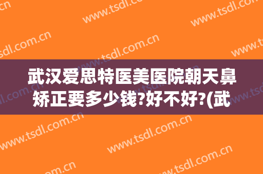 武汉爱思特医美医院朝天鼻矫正要多少钱?好不好?(武汉哪家整容医院做鼻子好)