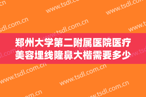 郑州大学第二附属医院医疗美容埋线隆鼻大楷需要多少钱?可靠吗?(郑大二院整形科价格)