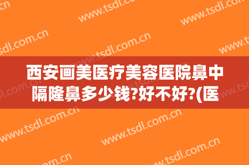 西安画美医疗美容医院鼻中隔隆鼻多少钱?好不好?(医美整形隆鼻什价格)