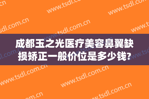 成都玉之光医疗美容鼻翼缺损矫正一般价位是多少钱?靠谱吗?(成都润美玉之光整形医院)