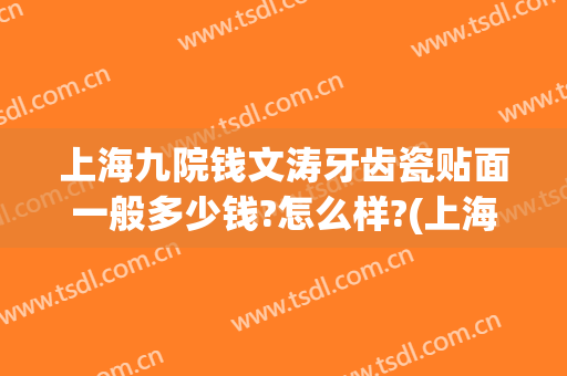上海九院钱文涛牙齿瓷贴面一般多少钱?怎么样?(上海九院牙齿瓷贴面价格)