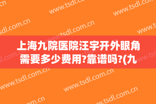 上海九院医院汪宇开外眼角需要多少费用?靠谱吗?(九院开内眼角多少钱)