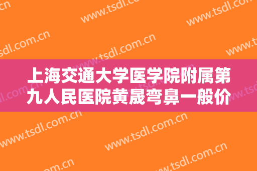 上海交通大学医学院附属第九人民医院黄晟弯鼻一般价位是多少钱?贵不贵?
