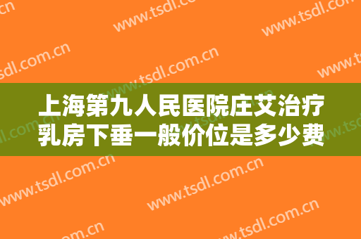 上海第九人民医院庄艾治疗乳房下垂一般价位是多少费用?贵不贵?