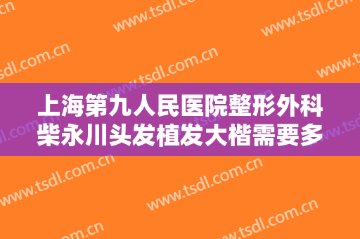 上海第九人民医院整形外科柴永川头发植发大楷需要多少钱?怎么样?