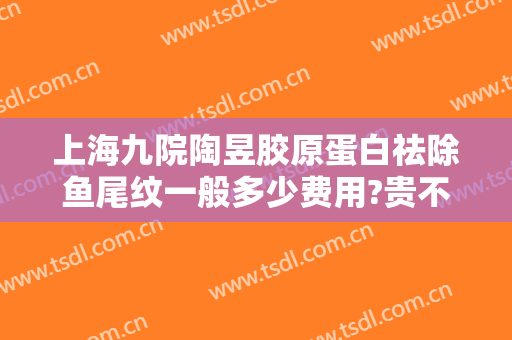 上海九院陶昱胶原蛋白祛除鱼尾纹一般多少费用?贵不贵?