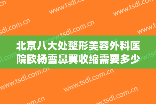 北京八大处整形美容外科医院欧杨雪鼻翼收缩需要多少费用?贵不贵?(北京四级整形医院)
