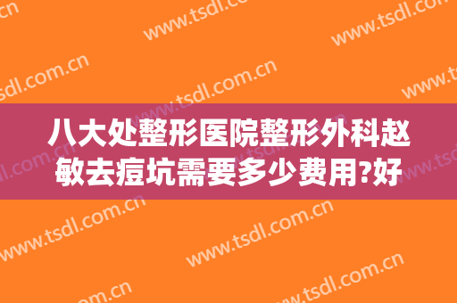 八大处整形医院整形外科赵敏去痘坑需要多少费用?好不好?(八大处整形哪个医生好)