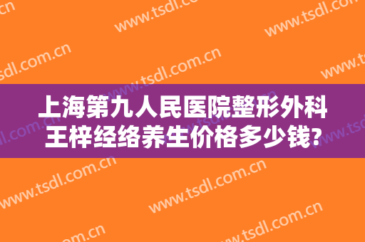 上海第九人民医院整形外科王梓经络养生价格多少钱?多长时间恢复?
