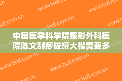 中国医学科学院整形外科医院陈文刮痧拔罐大楷需要多少钱?怎么样?