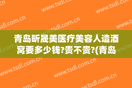 青岛昕晟美医疗美容人造酒窝要多少钱?贵不贵?(青岛昕晟美医疗美容人造酒窝要多少钱?贵不贵呀)