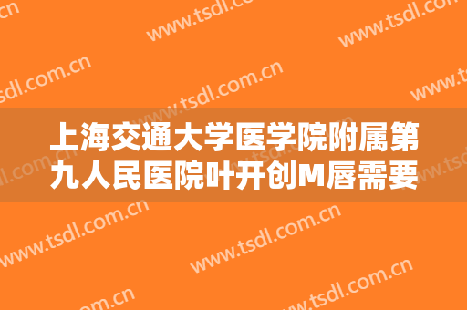 上海交通大学医学院附属第九人民医院叶开创M唇需要多少费用?效果怎么样?