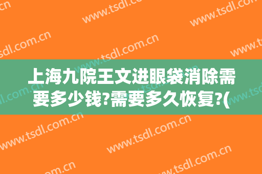 上海九院王文进眼袋消除需要多少钱?需要多久恢复?(上海九院不开刀去眼袋)