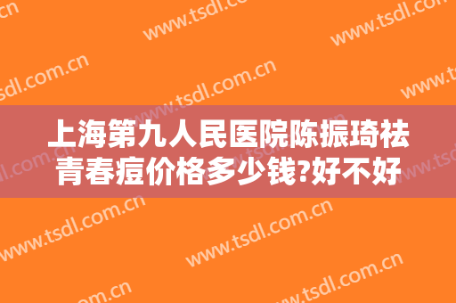 上海第九人民医院陈振琦祛青春痘价格多少钱?好不好?