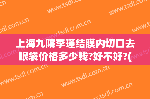 上海九院李瑾结膜内切口去眼袋价格多少钱?好不好?(上海九院做眼袋需要多少钱)