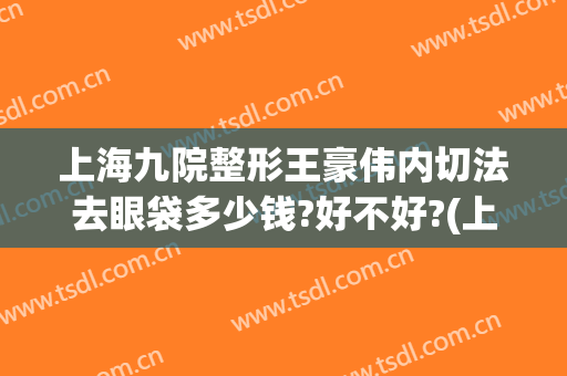 上海九院整形王豪伟内切法去眼袋多少钱?好不好?(上海第九医院割眼袋)