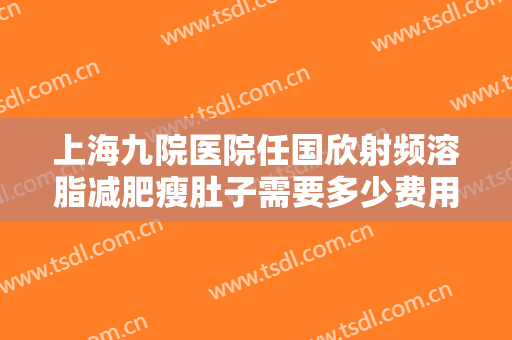 上海九院医院任国欣射频溶脂减肥瘦肚子需要多少费用?贵不贵?