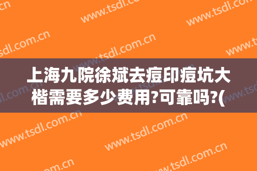 上海九院徐斌去痘印痘坑大楷需要多少费用?可靠吗?(上海九院祛痘印怎么样)