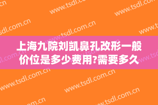 上海九院刘凯鼻孔改形一般价位是多少费用?需要多久恢复?(上海第九人民医院鼻翼缩小多少钱)