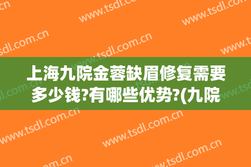 上海九院金蓉缺眉修复需要多少钱?有哪些优势?(九院金蓉双眼皮修复好吗)