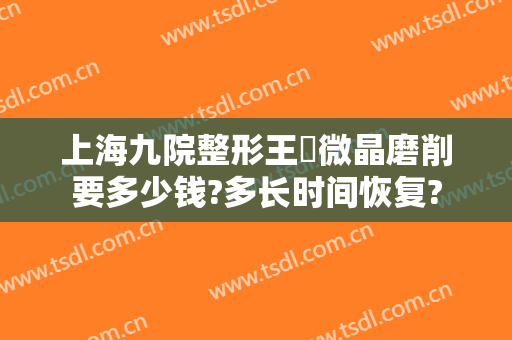上海九院整形王棽微晶磨削要多少钱?多长时间恢复?