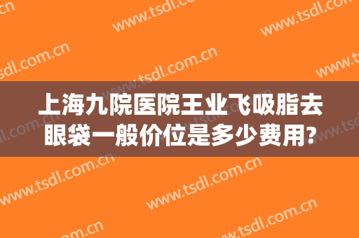 上海九院医院王业飞吸脂去眼袋一般价位是多少费用?靠谱吗?(上海九院吸脂哪位专家比较好)