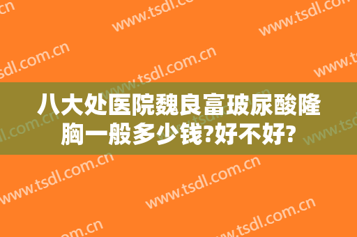 八大处医院魏良富玻尿酸隆胸一般多少钱?好不好?