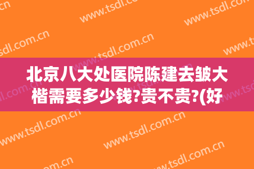 北京八大处医院陈建去皱大楷需要多少钱?贵不贵?(好大夫北京八大处整形医院)