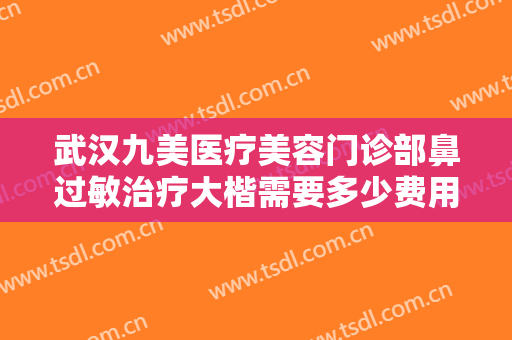 武汉九美医疗美容门诊部鼻过敏治疗大楷需要多少费用?怎么样?