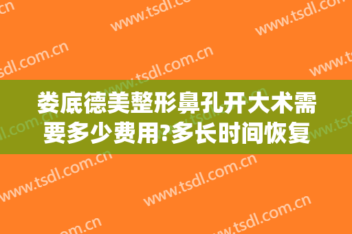 娄底德美整形鼻孔开大术需要多少费用?多长时间恢复?(娄底德美整形医院电话)