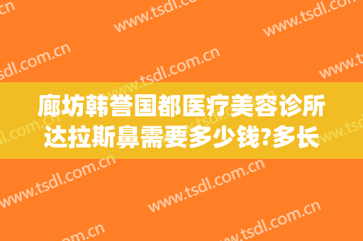 廊坊韩誉国都医疗美容诊所达拉斯鼻需要多少钱?多长时间恢复?(吵架跑娘家的女人,绝对不能去叫)