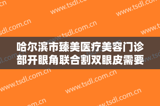 哈尔滨市臻美医疗美容门诊部开眼角联合割双眼皮需要多少钱?多长时间恢复?