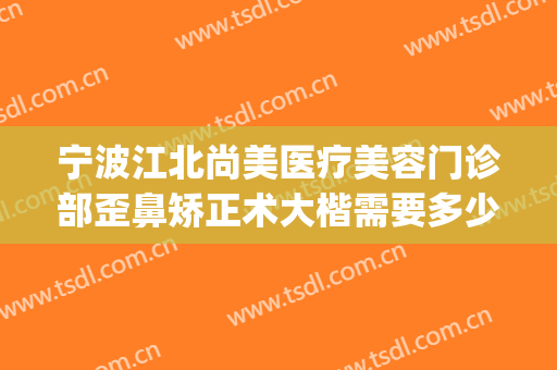 宁波江北尚美医疗美容门诊部歪鼻矫正术大楷需要多少费用?贵不贵?(宁波江北尚丽整形医院)