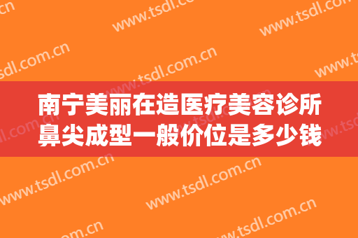 南宁美丽在造医疗美容诊所鼻尖成型一般价位是多少钱?好不好?(南宁美丽在造医疗美容怎么样)
