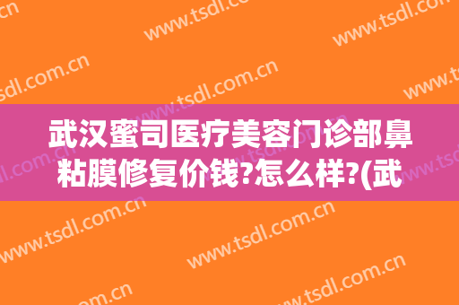 武汉蜜司医疗美容门诊部鼻粘膜修复价钱?怎么样?(武汉蜜司整形医院地址在哪里)