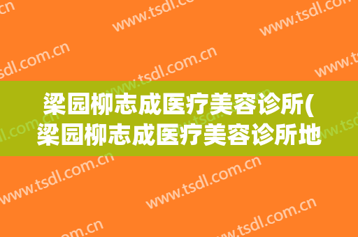 梁园柳志成医疗美容诊所(梁园柳志成医疗美容诊所地址)