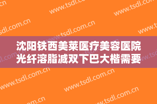 沈阳铁西美莱医疗美容医院光纤溶脂减双下巴大楷需要多少钱?多长时间恢复?