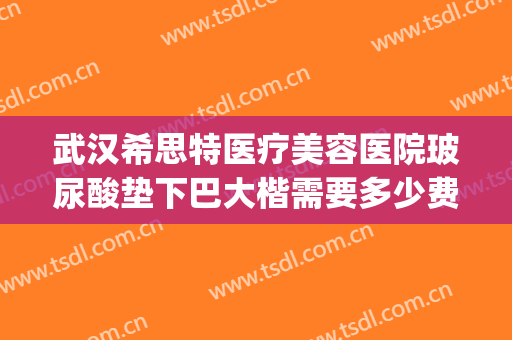 武汉希思特医疗美容医院玻尿酸垫下巴大楷需要多少费用?好不好?(武汉爱思特整容医院)