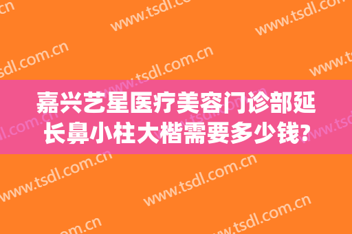 嘉兴艺星医疗美容门诊部延长鼻小柱大楷需要多少钱?有哪些优势?(嘉兴艺星整形医院好吗)