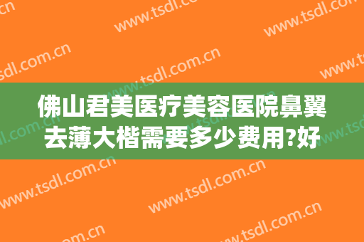 佛山君美医疗美容医院鼻翼去薄大楷需要多少费用?好不好?(佛山君美整形医院怎么样)