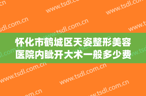 怀化市鹤城区天姿整形美容医院内眦开大术一般多少费用?贵不贵?(怀化天姿整形美容医院医生)