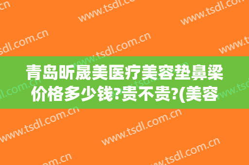 青岛昕晟美医疗美容垫鼻梁价格多少钱?贵不贵?(美容垫鼻梁需要多少钱)