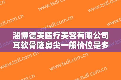 淄博德美医疗美容有限公司耳软骨隆鼻尖一般价位是多少费用?贵不贵?