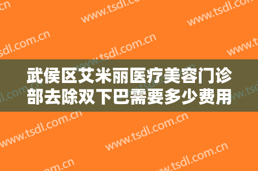武侯区艾米丽医疗美容门诊部去除双下巴需要多少费用?可靠吗?