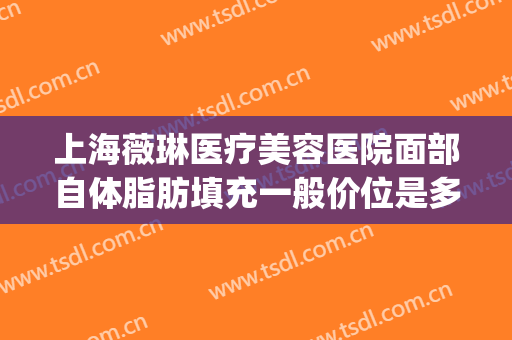 上海薇琳医疗美容医院面部自体脂肪填充一般价位是多少?怎么样?(上海薇琳医美整形地址)