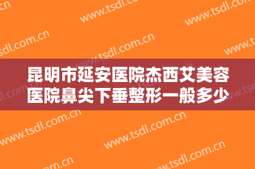 昆明市延安医院杰西艾美容医院鼻尖下垂整形一般多少费用?需要多久恢复?