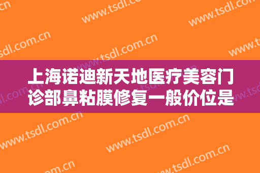 上海诺迪新天地医疗美容门诊部鼻粘膜修复一般价位是多少费用?有哪些优势?