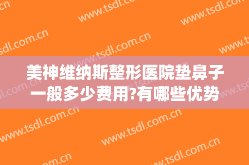 美神维纳斯整形医院垫鼻子一般多少费用?有哪些优势?(整容医院垫鼻子垫什么)